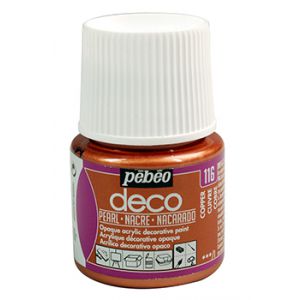 Farba Pebeo Deco Perłowa 45ml, Miedziana/116 Copper